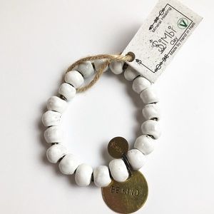 Be Kind Simbi Clay Mineral Healing Bracelet NWT